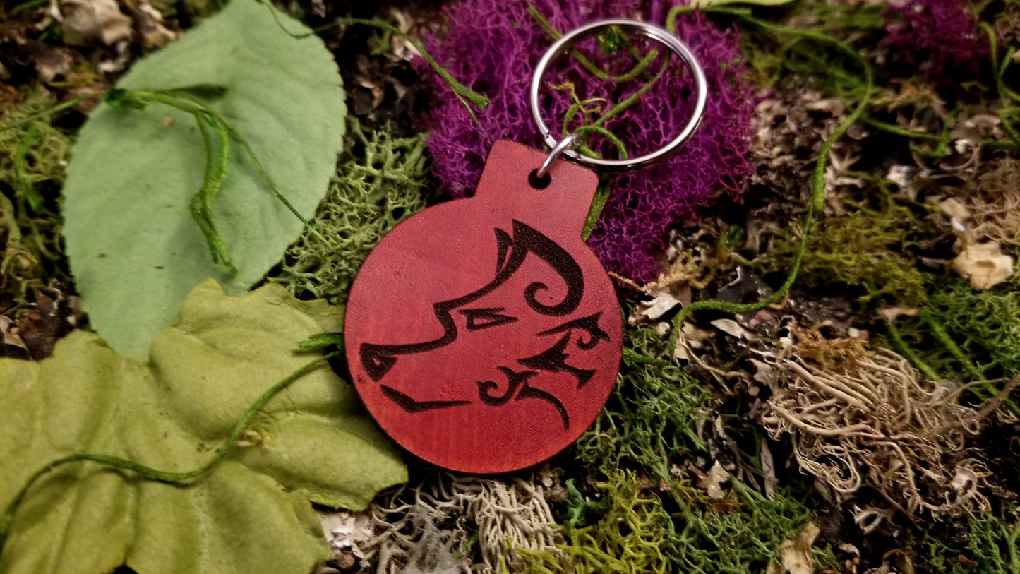 Various Leather Keychains Fobs, Animal Collection