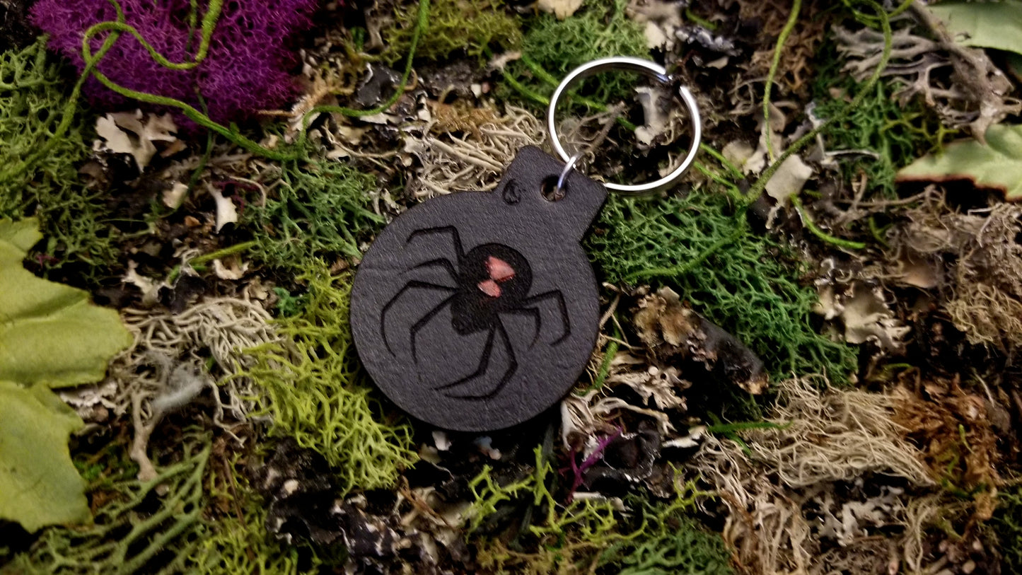 Various Leather Keychains Fobs, Animal Collection