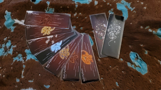 Metal Aluminum Bookmark Prints, Anatomy of a Ball Python