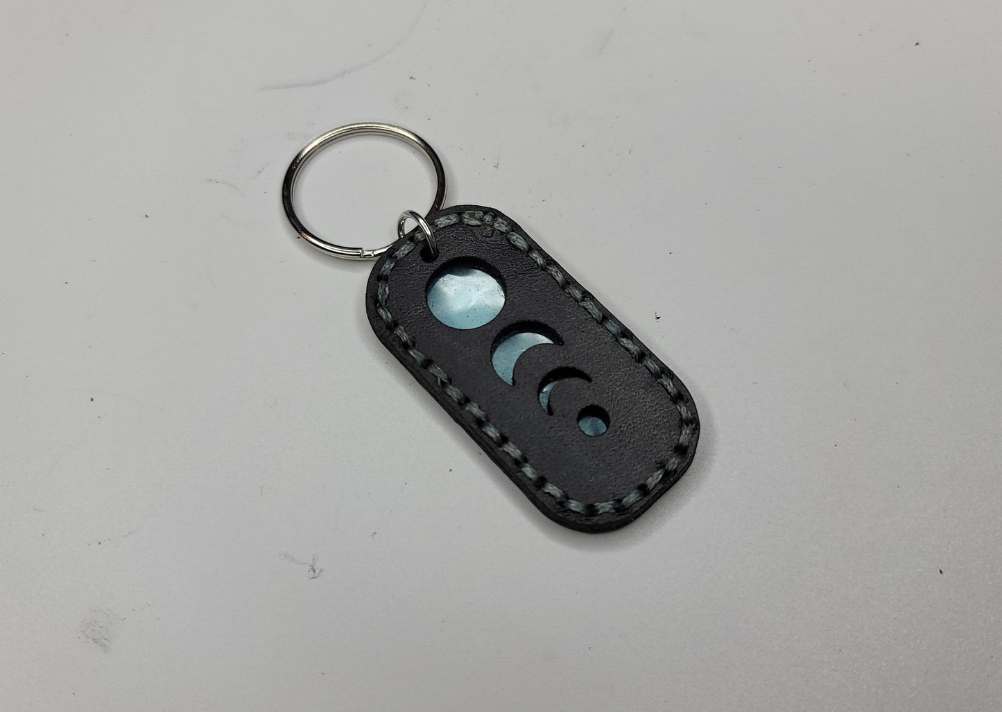Tough Hide Blue Moon Keychains Fob