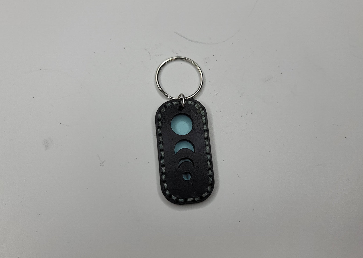 Tough Hide Blue Moon Keychains Fob