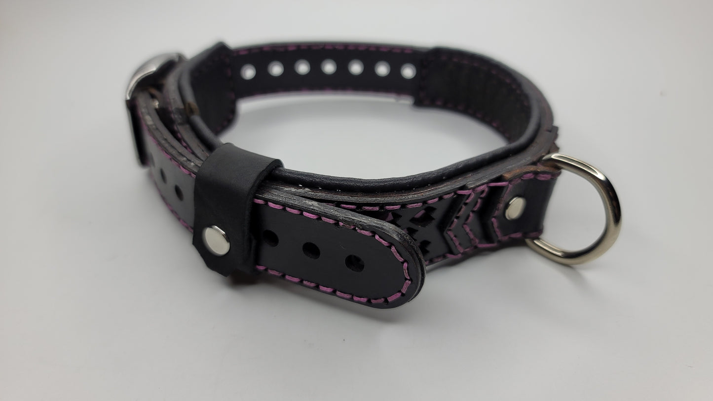 Tough Hide Heart to Scale Collar Choker