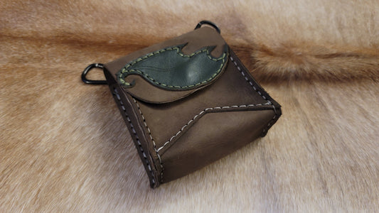 Leather Dragon Wing Adventure Pouch Bag With Closure Cosplay Satchel