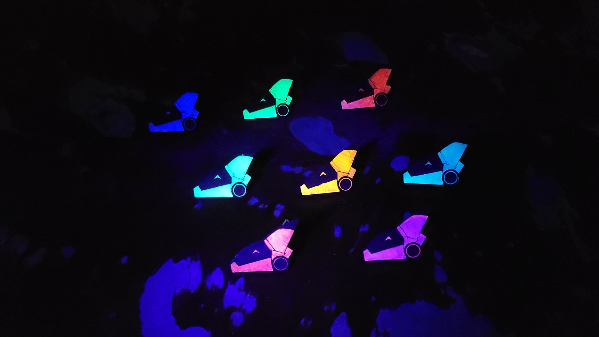 UV Protogen Pins GLOW