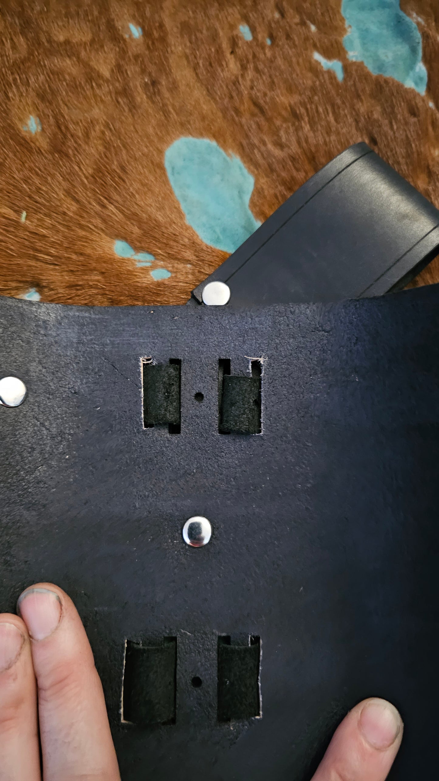 Adjustable Rotating Leather Sword Sheath Scabbard Holster Holder Frog Clip