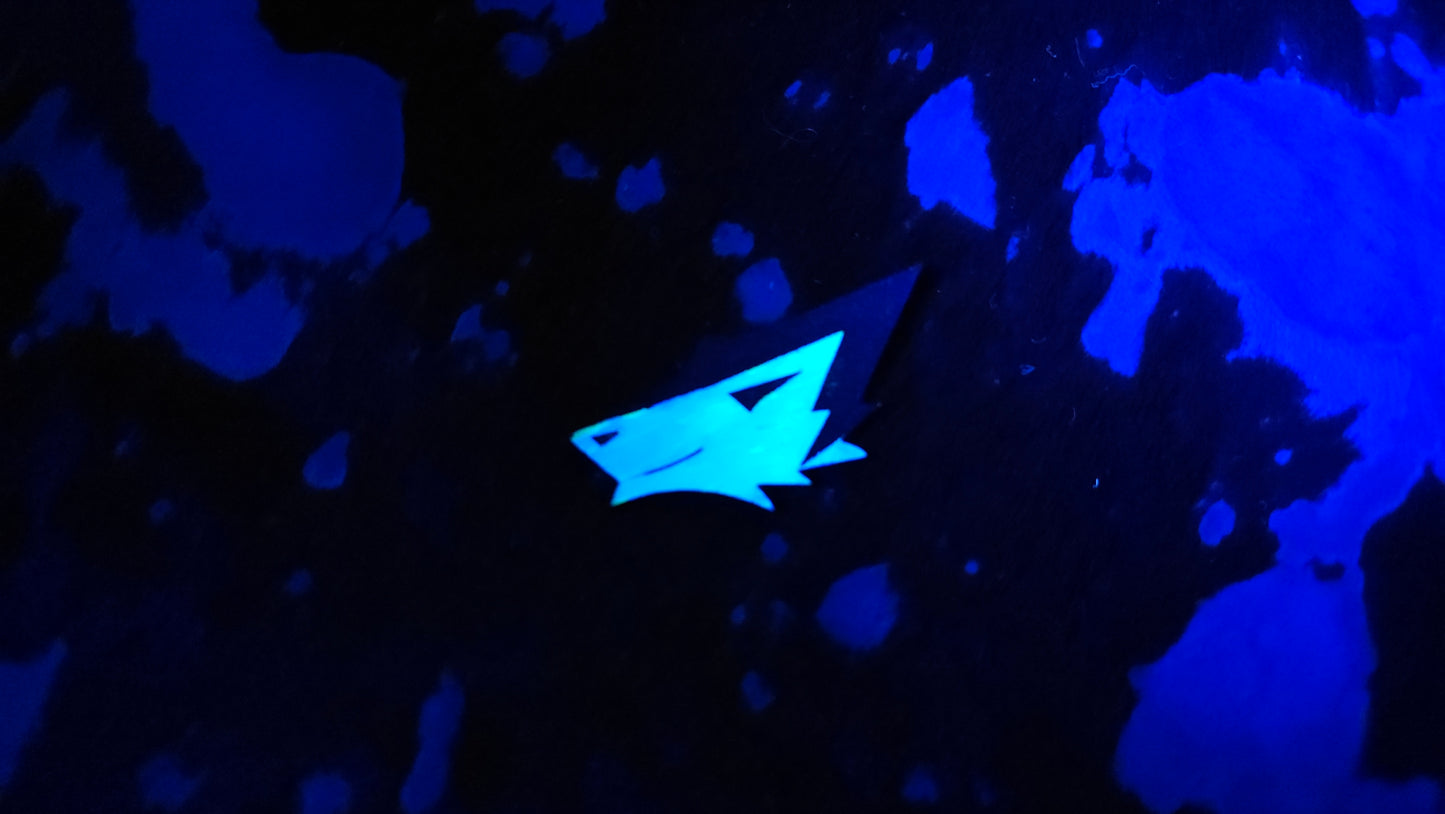 Furry Sergal UV GLOW Leather Pins Lapel