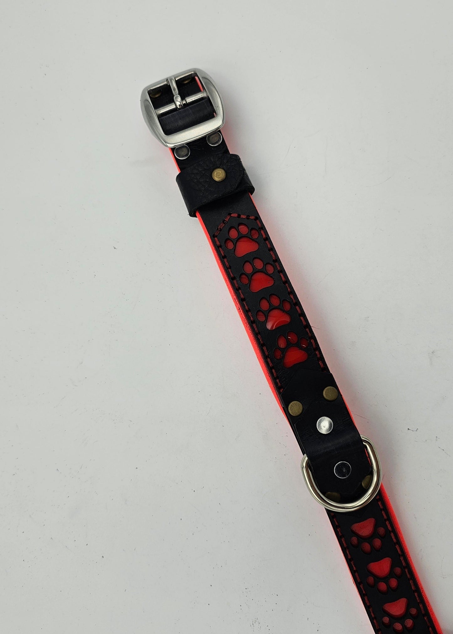 Tough Hide Simple Collar Neon Orange