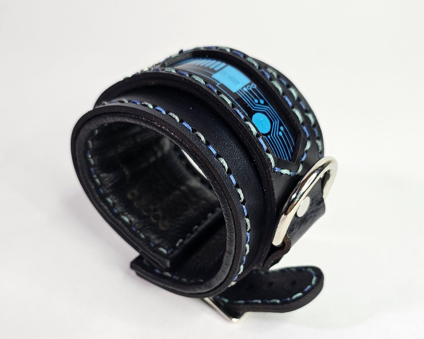 Tough Hide Future Punk UV Reactive Cyber Cuffs
