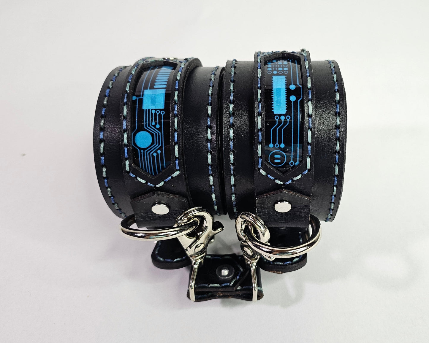 Tough Hide Future Punk UV Reactive Cyber Cuffs