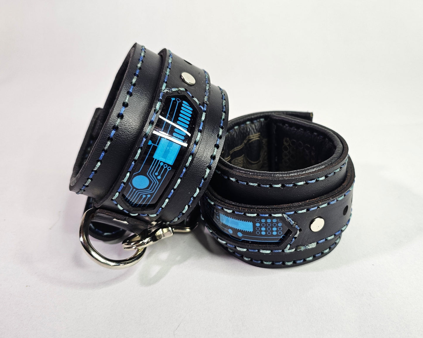 Tough Hide Future Punk UV Reactive Cyber Cuffs