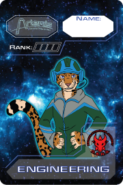 DSNA Furry Metal Engineering Badge