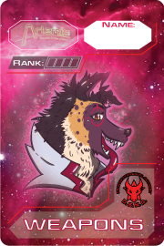 DSNA Furry Metal Weapons Badge