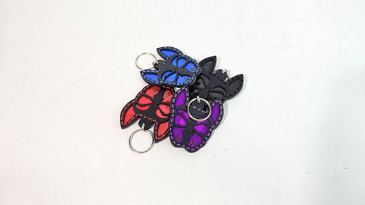 Tough Hide See-Through Windowed Pup Dog Puppy NFC Keychain FOB