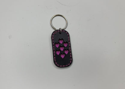 Tough Hide Heart to Scale Keychain Fob