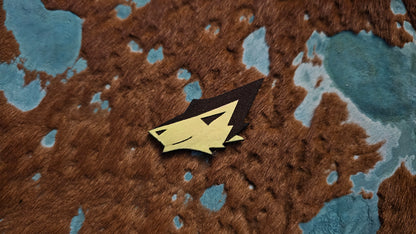 Furry Sergal UV GLOW Leather Pins Lapel