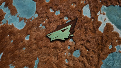 Furry Sergal UV GLOW Leather Pins Lapel