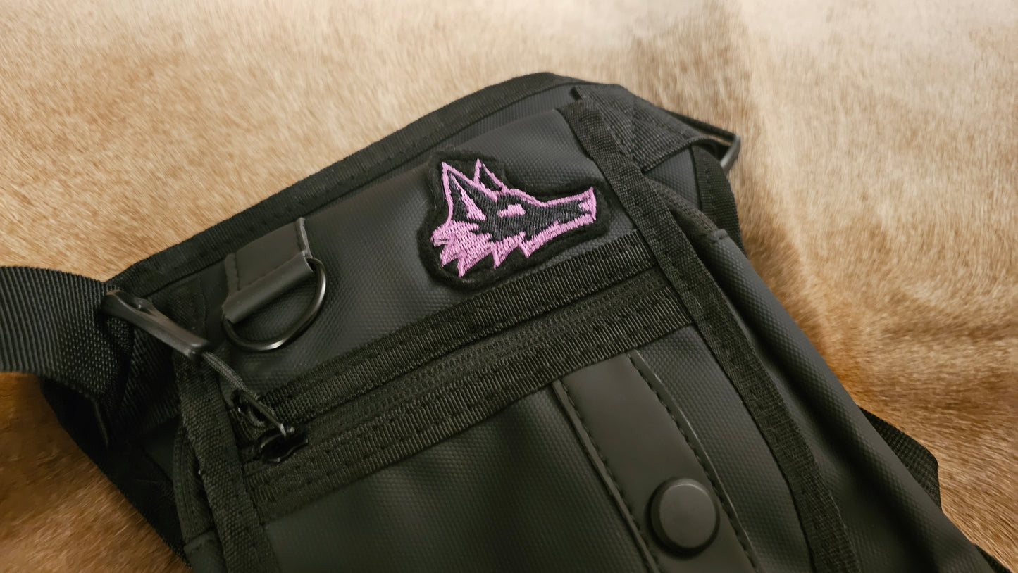 Pre-Order Hip Pouch Bag with Fox Head Patch Embroidery