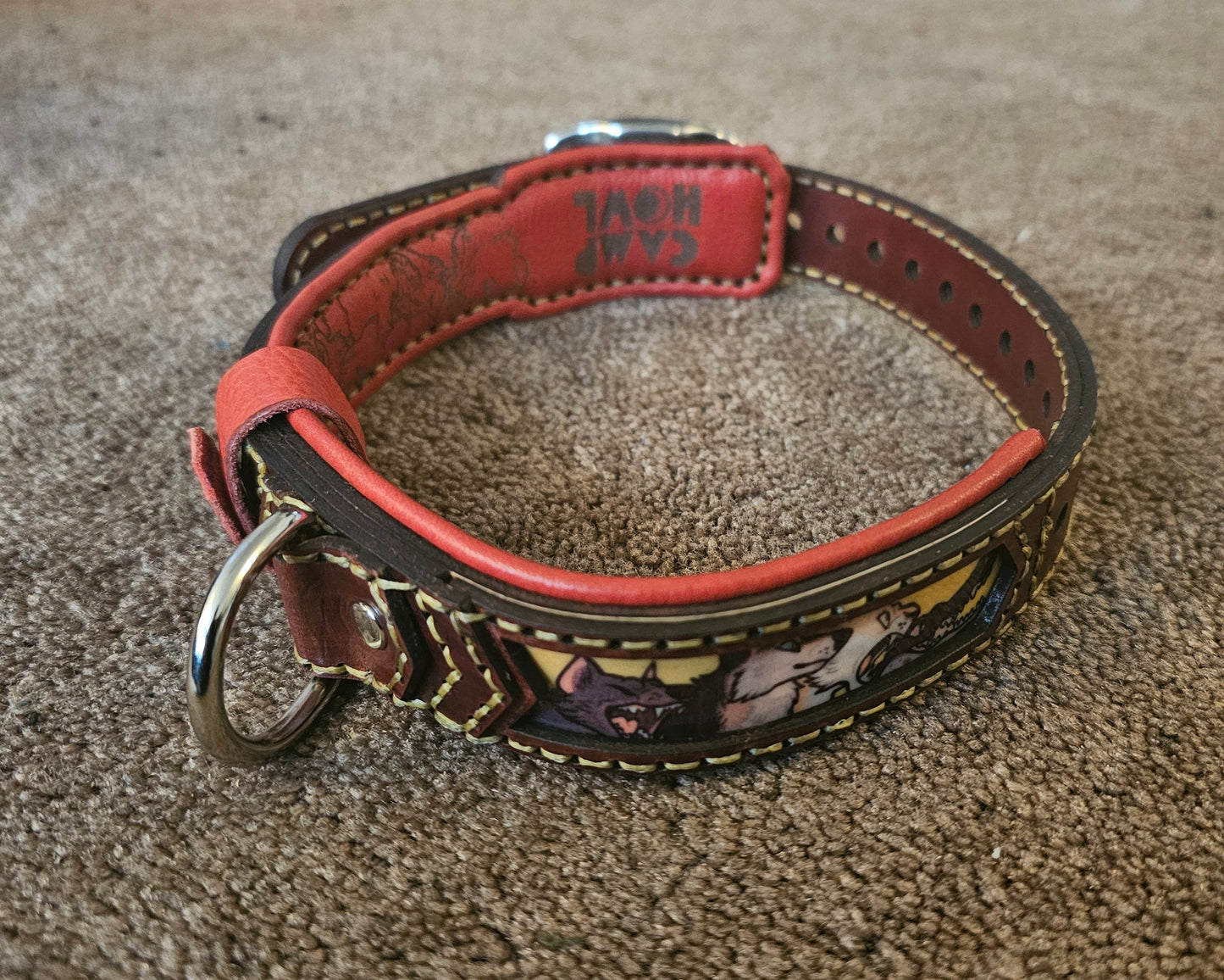 Tough Hide Camp Howl Predator Species Collar Choker