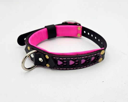 Tough Hide Simple Collar Neon Pink