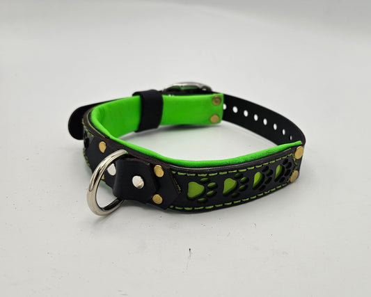 Tough Hide Simple Collar Neon Green