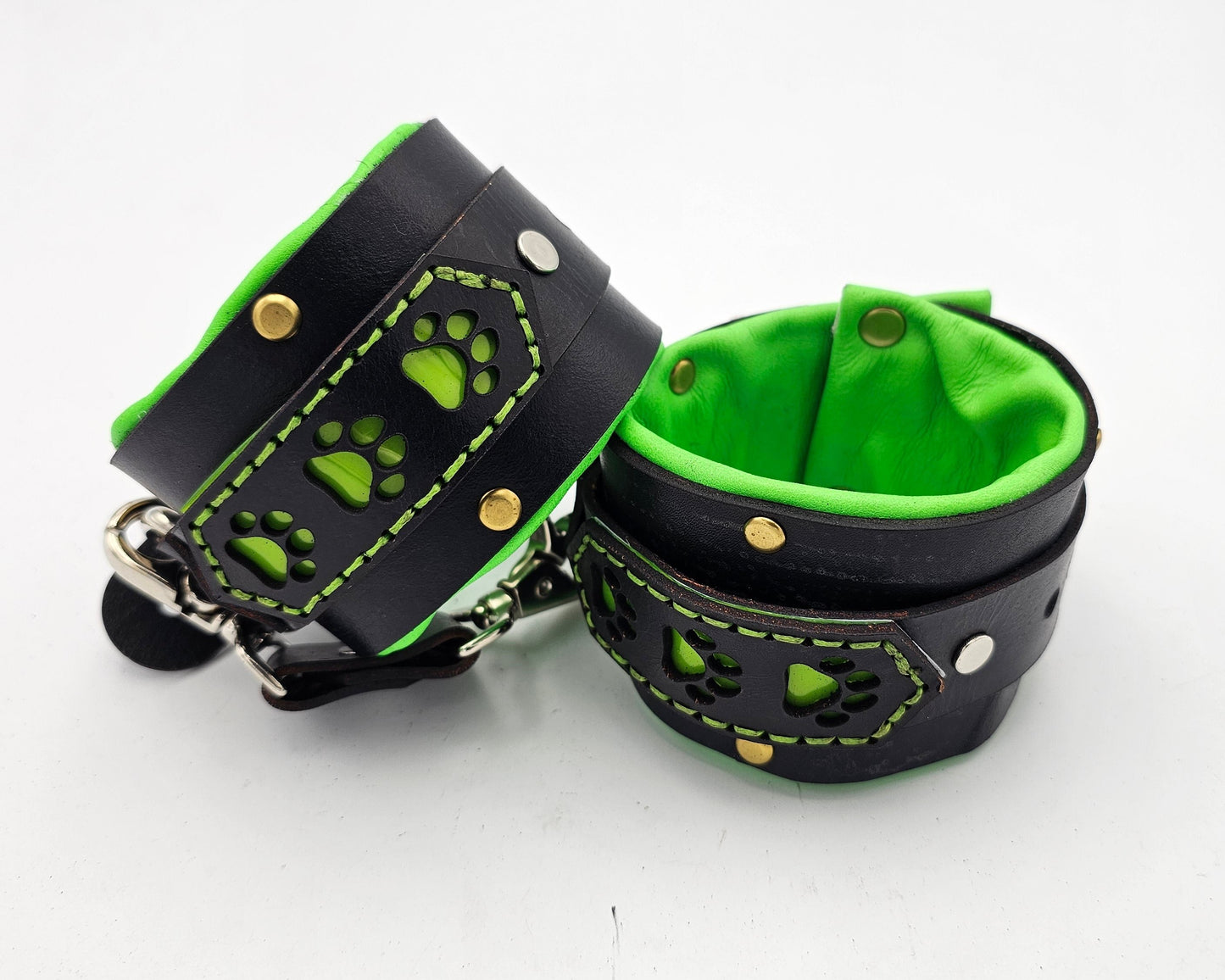 Tough Hide Simple Cuffs Neon Green