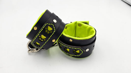 Tough Hide Simple Cuffs Neon Yellow