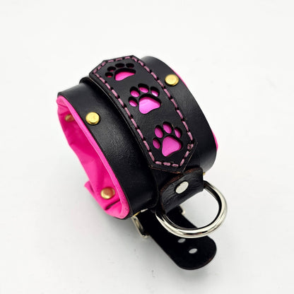 Tough Hide Simple Cuffs Neon Pink