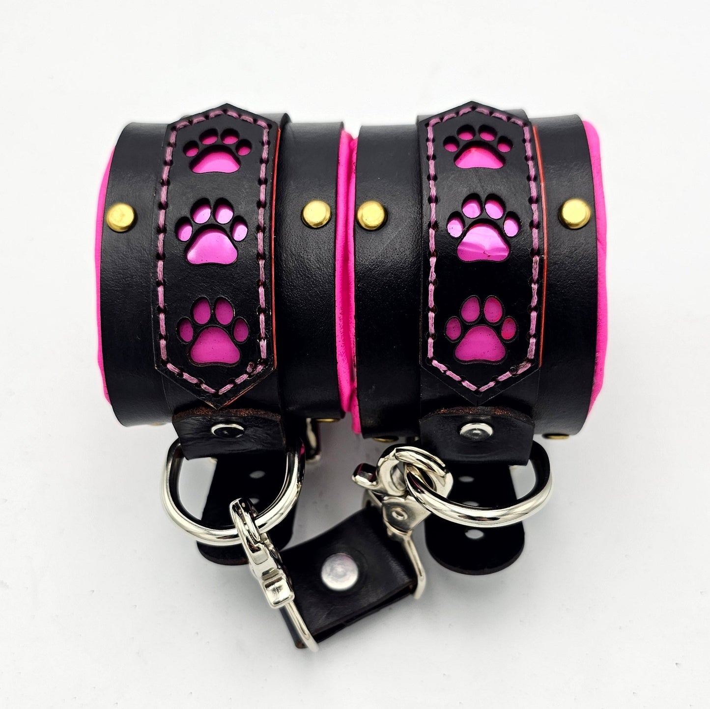 Tough Hide Simple Cuffs Neon Pink