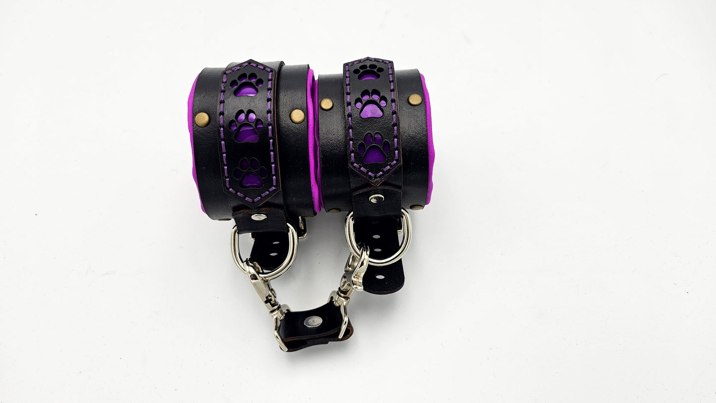 Tough Hide Simple Cuffs Neon Purple