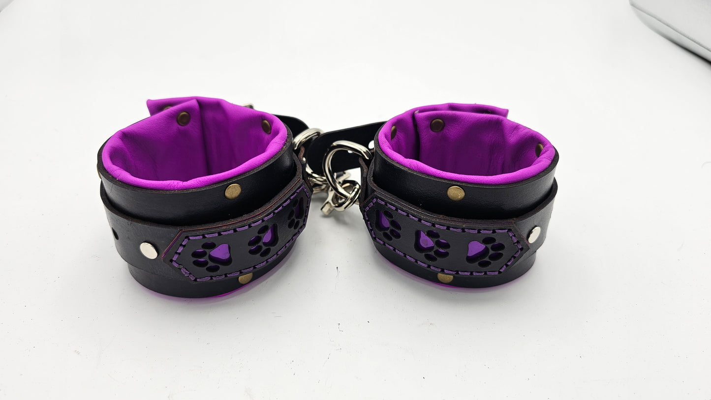 Tough Hide Simple Cuffs Neon Purple