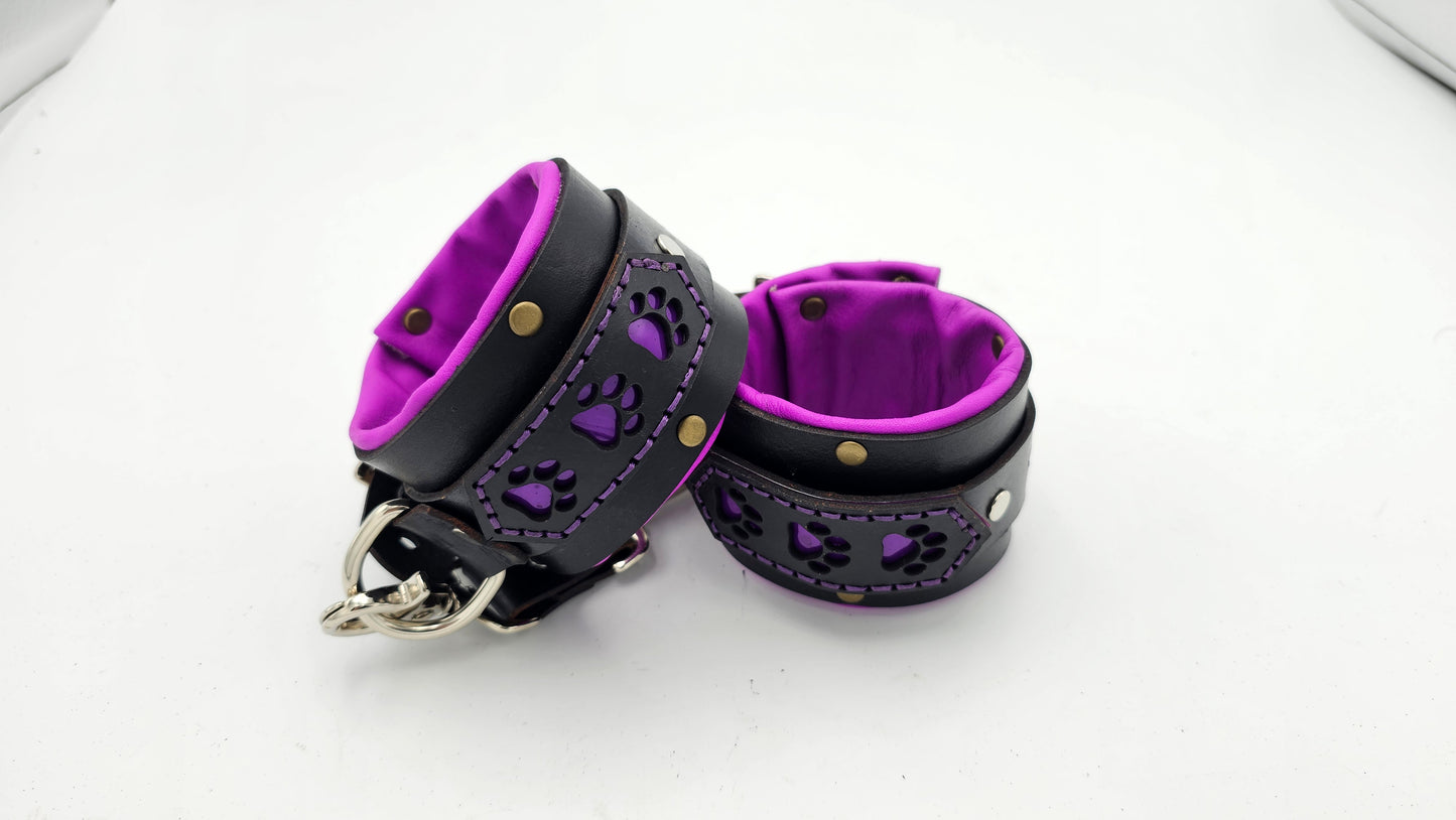 Tough Hide Simple Cuffs Neon Purple