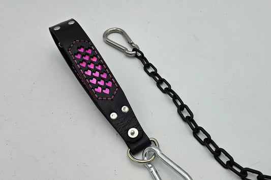 Tough Hide Heart to Scale Leash Holder Strap