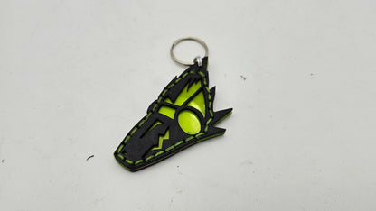 Tough Hide See-Through Windowed Protogen NFC Keychain FOB