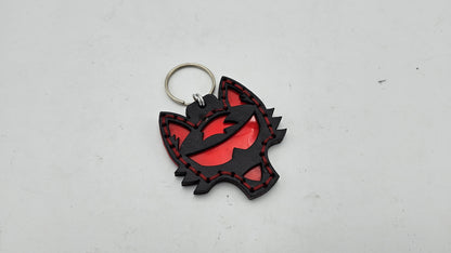 Tough Hide See-Through Windowed Future Wolf NFC Keychain FOB