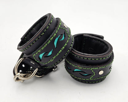 Tough Hide On The Wind Themed Hand Cuffs