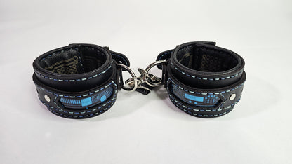 Tough Hide Future Punk UV Reactive Cyber Cuffs