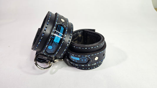 Tough Hide Future Punk UV Reactive Cyber Cuffs