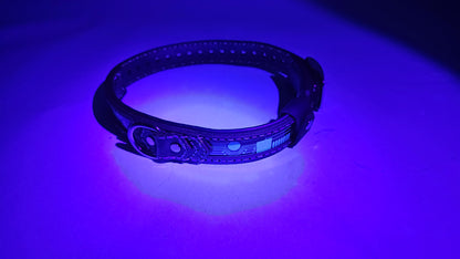 Tough Hide Future Punk UV Reactive Cyber Collar