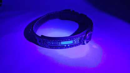 Tough Hide Future Punk UV Reactive Cyber Collar