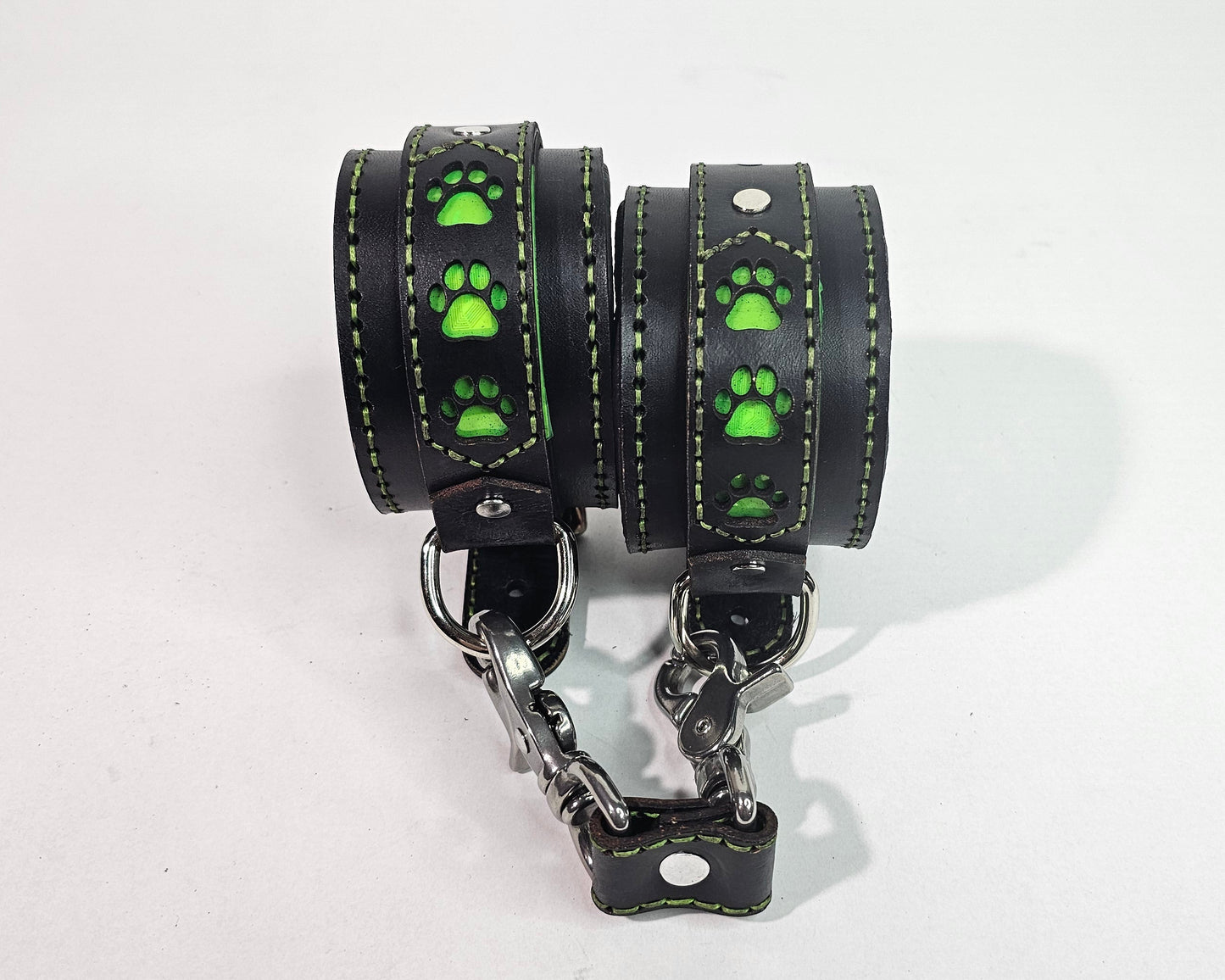 Tough Hide Pawprint Hand Cuffs