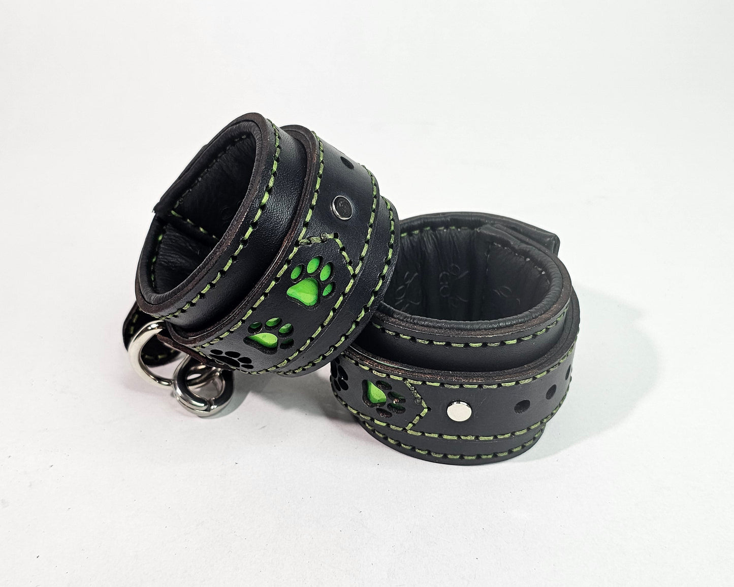 Tough Hide Pawprint Hand Cuffs