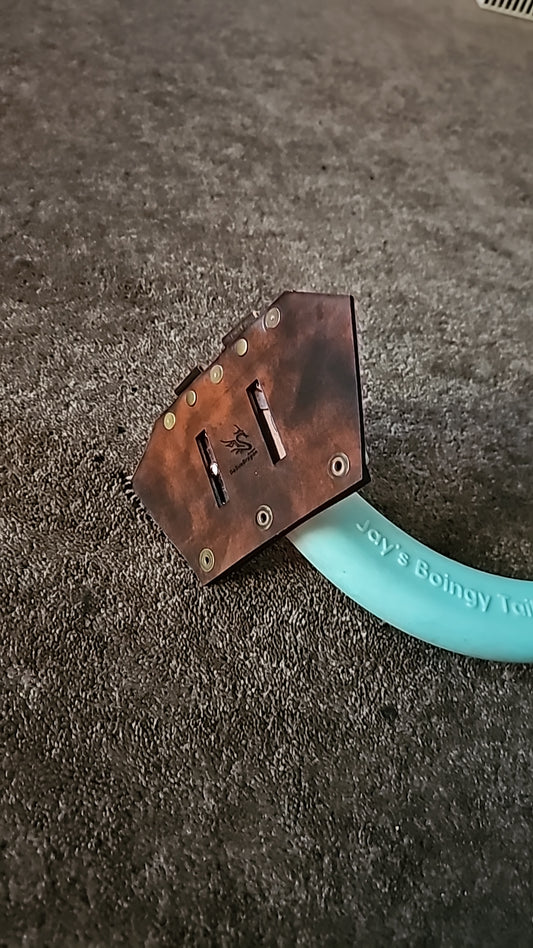 Leather Backing ONLY for Boingy Tail, NO SILICONE TAIL INCLUDED
